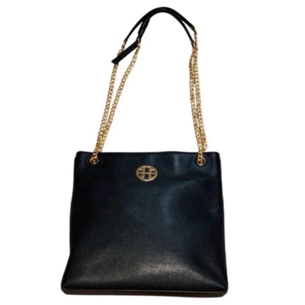 TORY BURCH | Black Carson SwingPack Leather Crossbody Bag - Picture 4 of 13